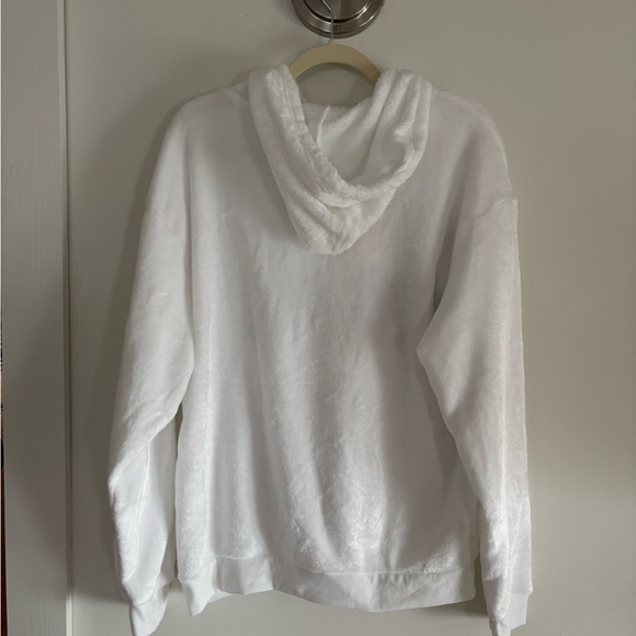 Disney White Winnie the Pooh Fleece Pullover Hoodie Size Large - Picture 5 of 5